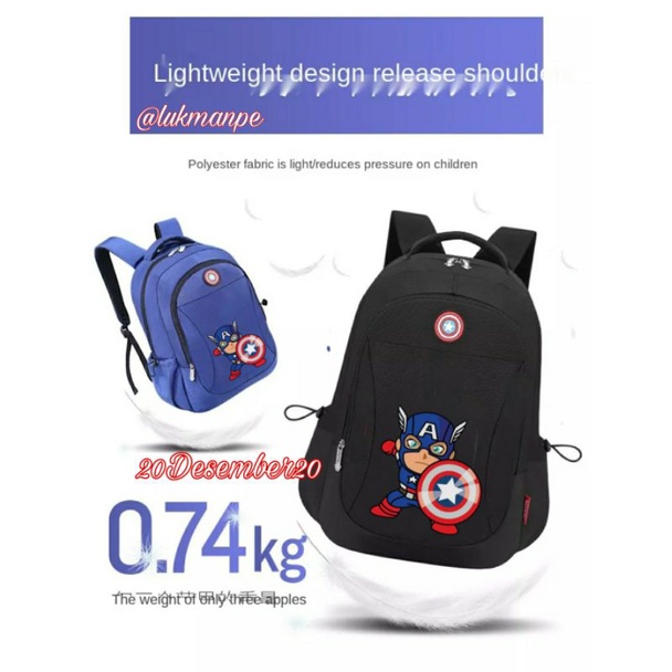 DISTRO Klub New Arrival - Tas Sekolah UNA Backpack Up to - Tas Pria Tas Wanita Daypack SD SMP SMA-2