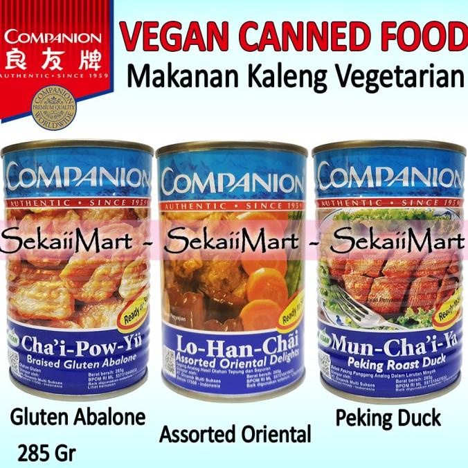

[COD] COMPANION Makanan Vegetarian Kalengan - Vegan Canned Food All Variant [COD]