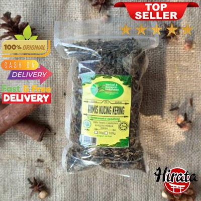 

100GRAM KUMIS KUCING KERING ASLI OBAT HERBAL JAMU BUMBU DAPUR MASAK ALAMI REMPAH JSR 100GRAM