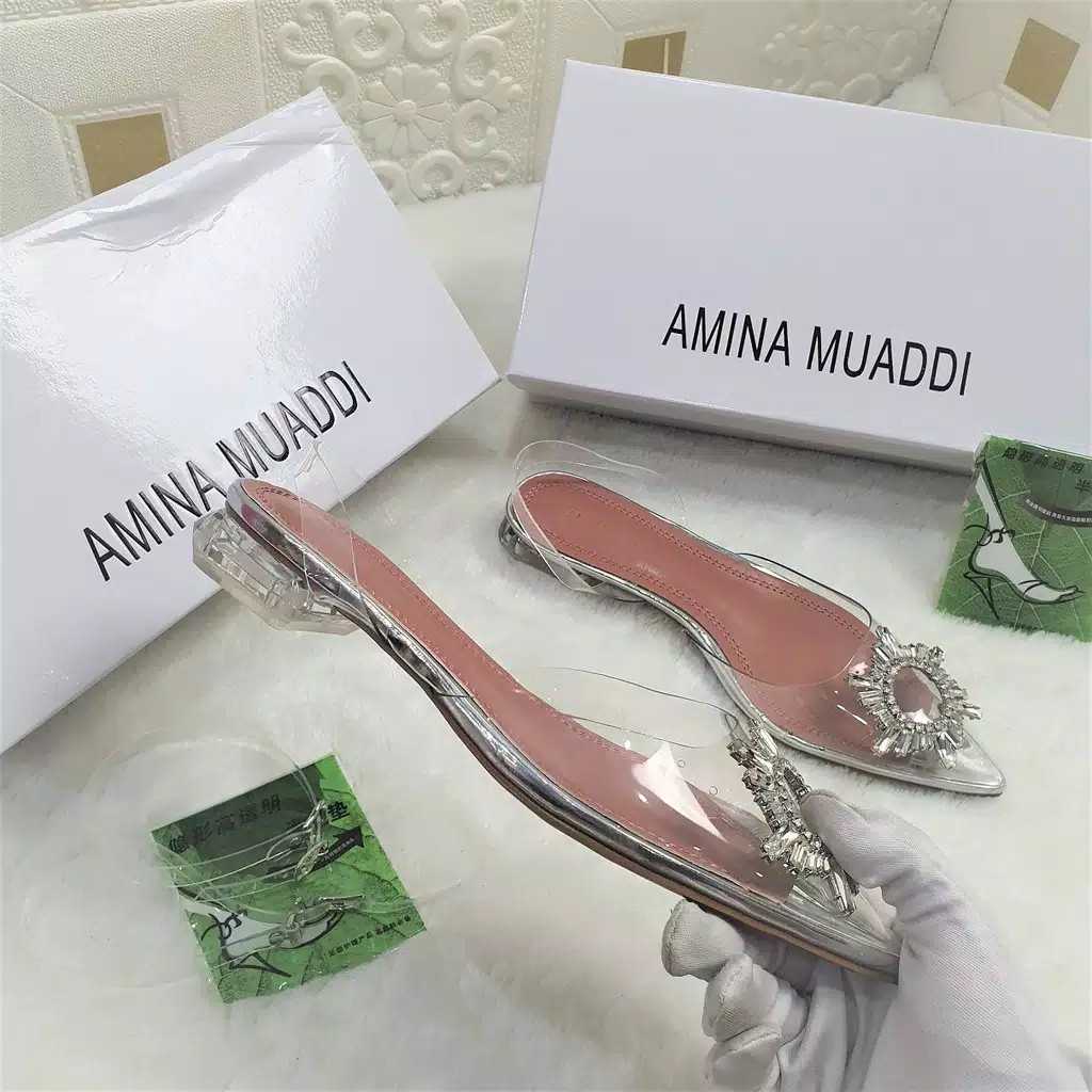 Amina Muaddi Heels 3cm 7cm 9cm