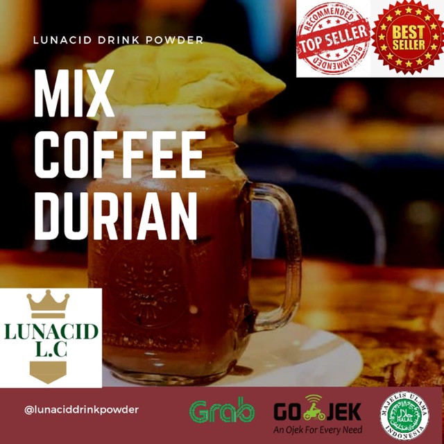 

Powder rasa coffee durian/bubuk minuman rasa MIX COFFEE DURIAN 1 Kg
