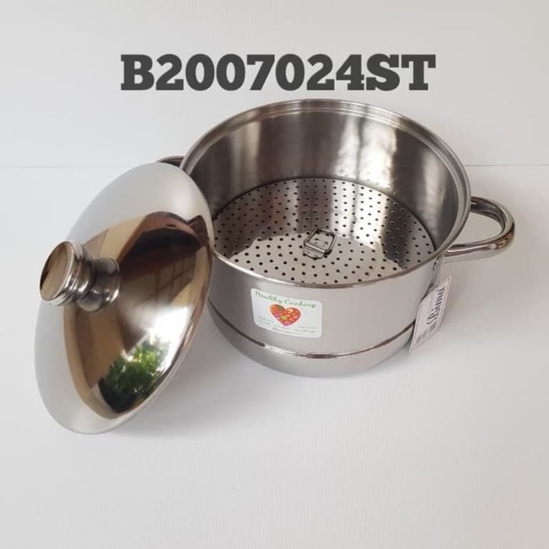 BIMA PRIMA langseng highpot 24 cm stainless steel B2007024ST