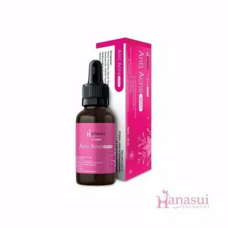 SERUM HANASUI ANTI ACNE (PINK) - SERUM WAJAH HANASUI JAYA MANDIRI