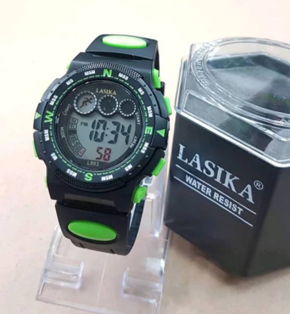 JAM TANGAN ANAK PRIA COWOK CEWEK LASIKA ORIGINAL DIGITAL LED WATER RESIST