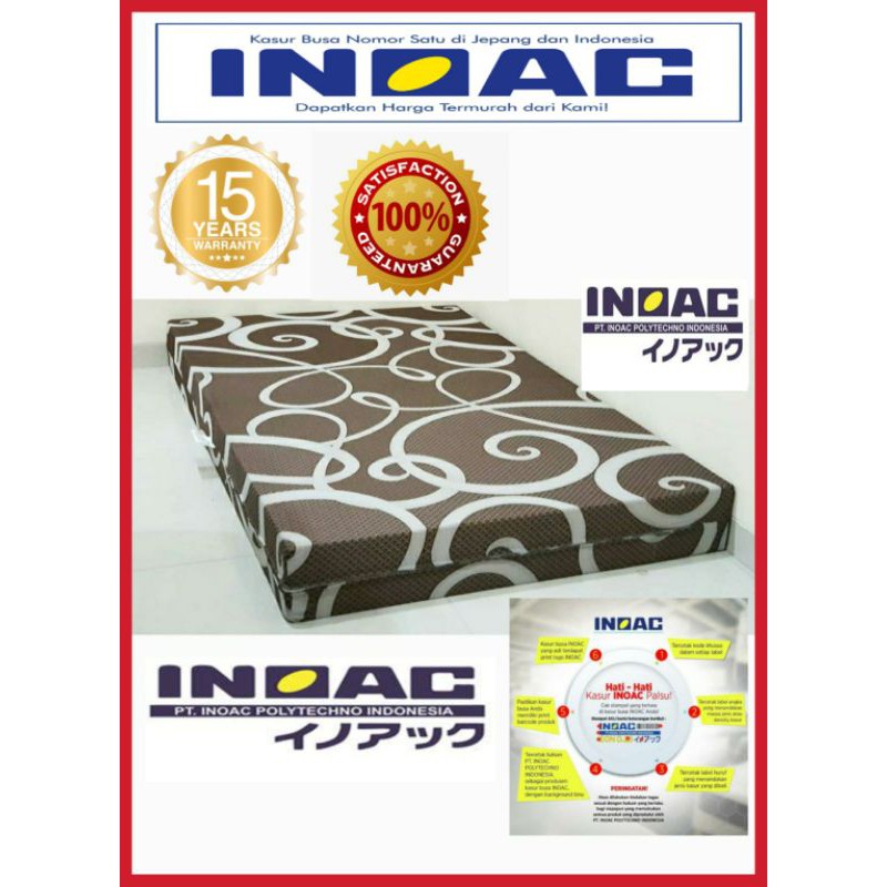 Kasur Busa Inoac Original Japan Quality Tebal 15cm 20cm Garansi 15 Tahun Anti Kempes Shopee Indonesia