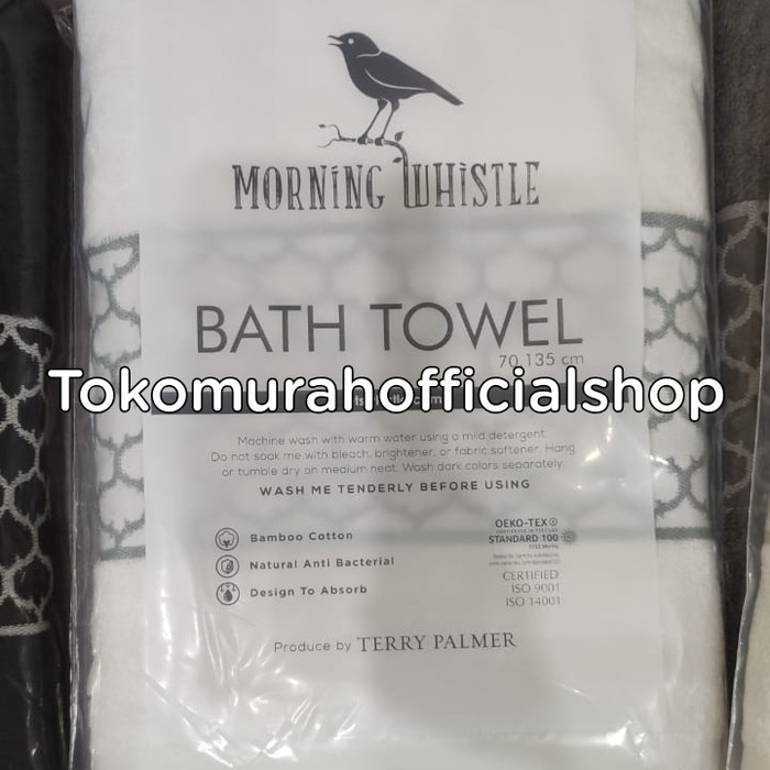 Handuk Terry Palmer Morning Whistle Lunarson 70 x 140 CM Bamboo Cotton