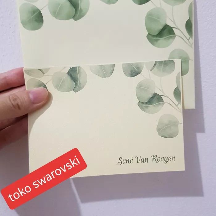 

Pesanan Customer kartu dan amplop ucapan handmade - Printed Amplop