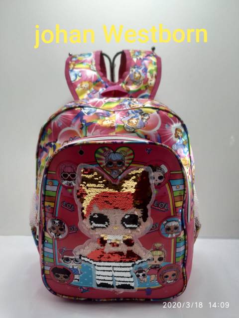 Tas Ransel SD usap dan lampu berubah Fullprinting