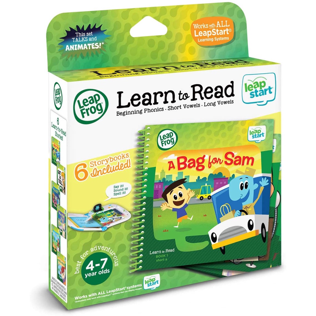 LeapFrog LeapStart 3D Learn to Read Set of 6 Books