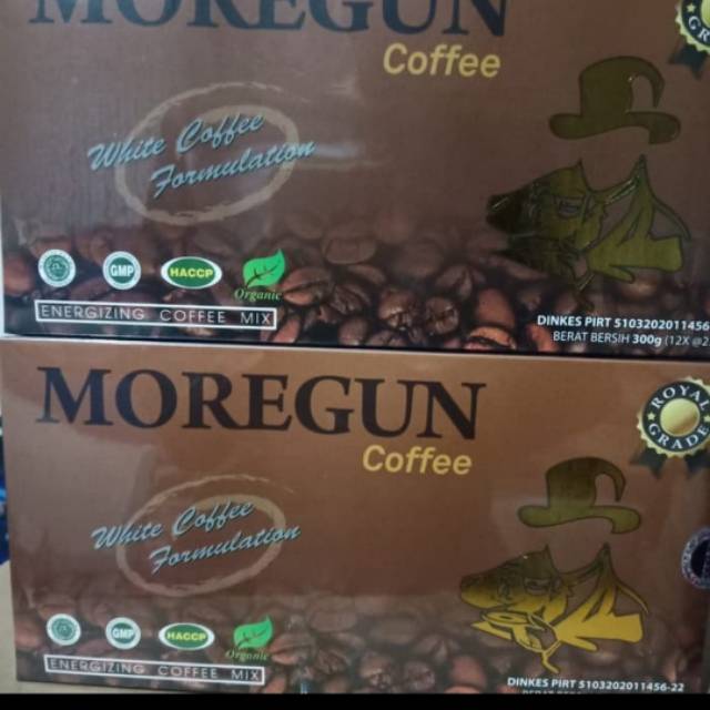 

White coffee moregun coffee