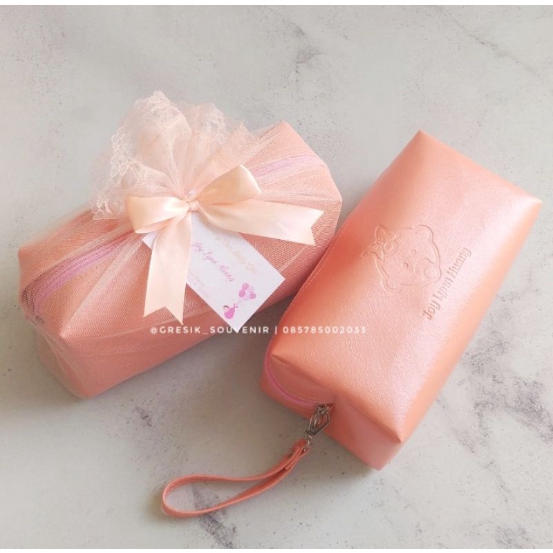 Souvenir Pouch Botega Boxy Kemas Tile