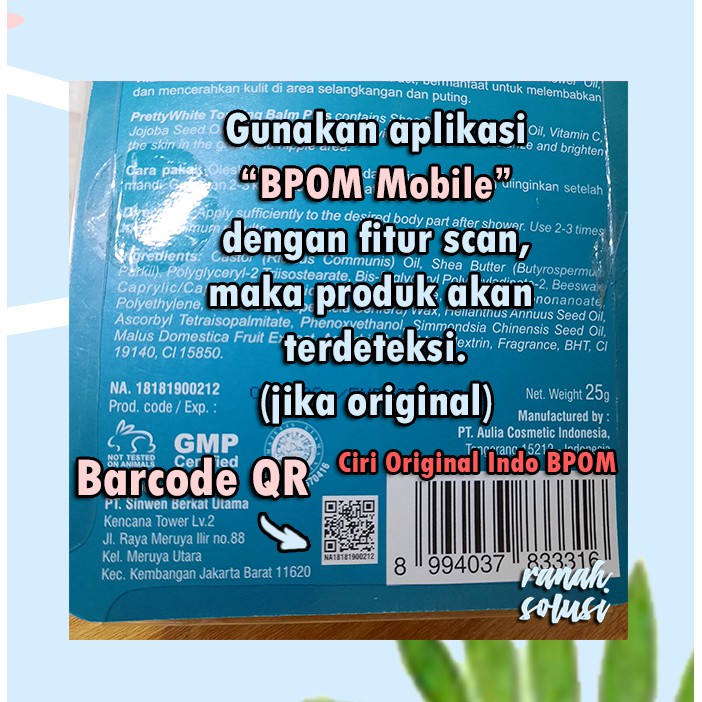 ORIGINAL! Topping Balm Plus Pemutih Selangkangan Hitam