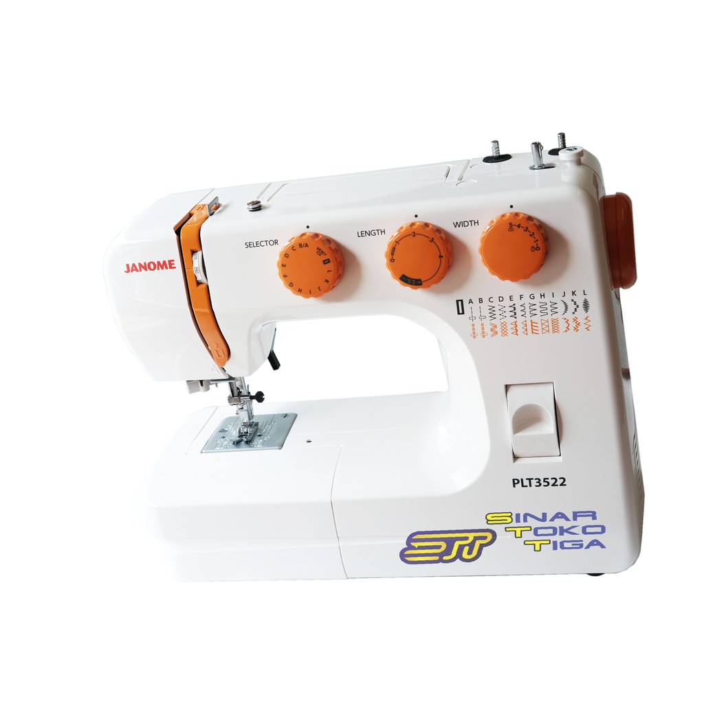 JANOME PLT 3522 MESIN JAHIT PORTABLE PLT3352