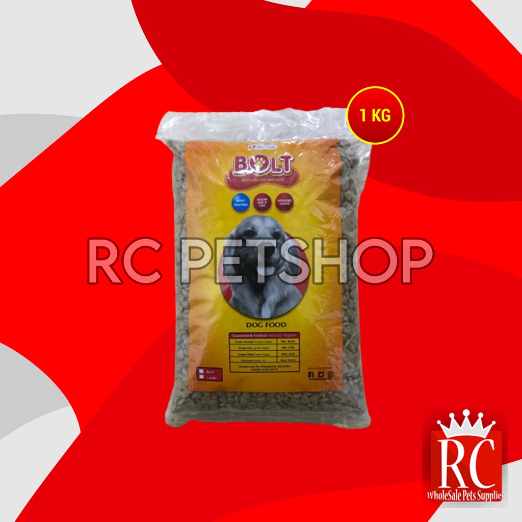 Bolt Dog Dry Food Adult Makanan kering Anjing Dewasa Repack 1kg