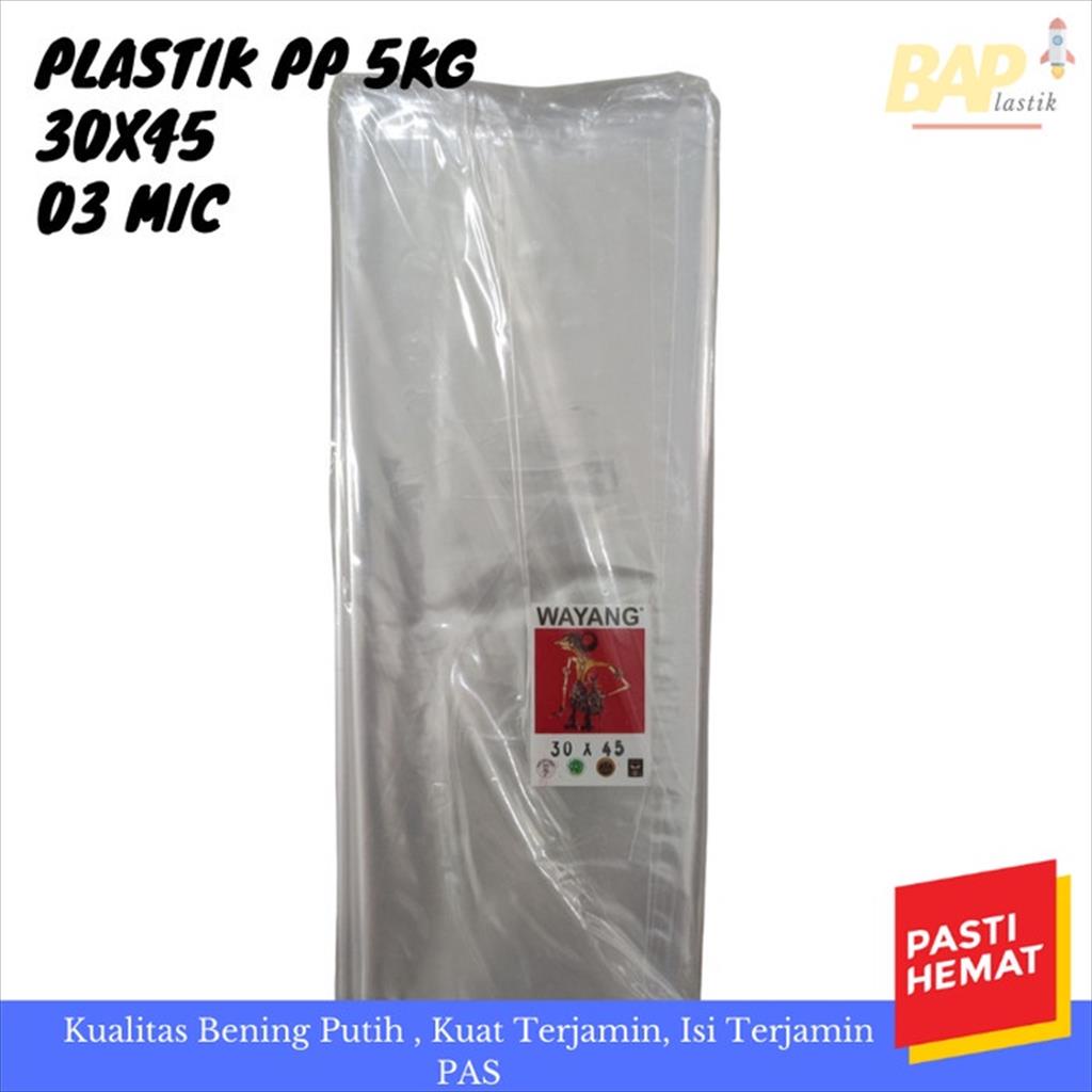 Plastik PP Wayang 30x45