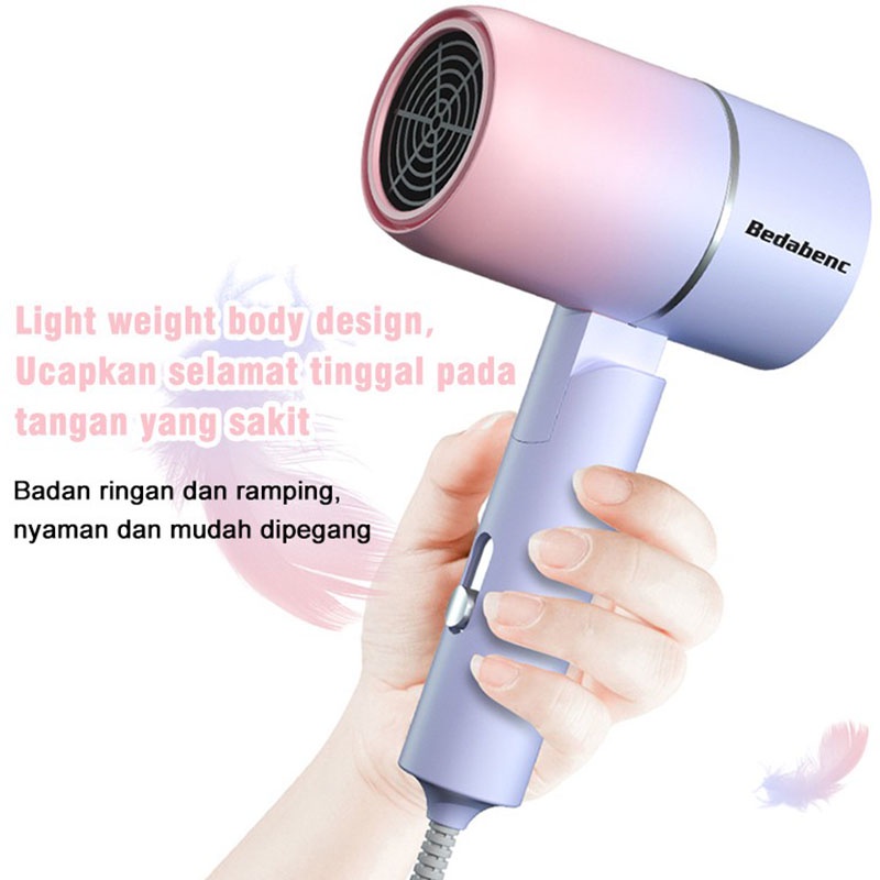 Hairdryer Ion Negatif Pengering Rambut Mini