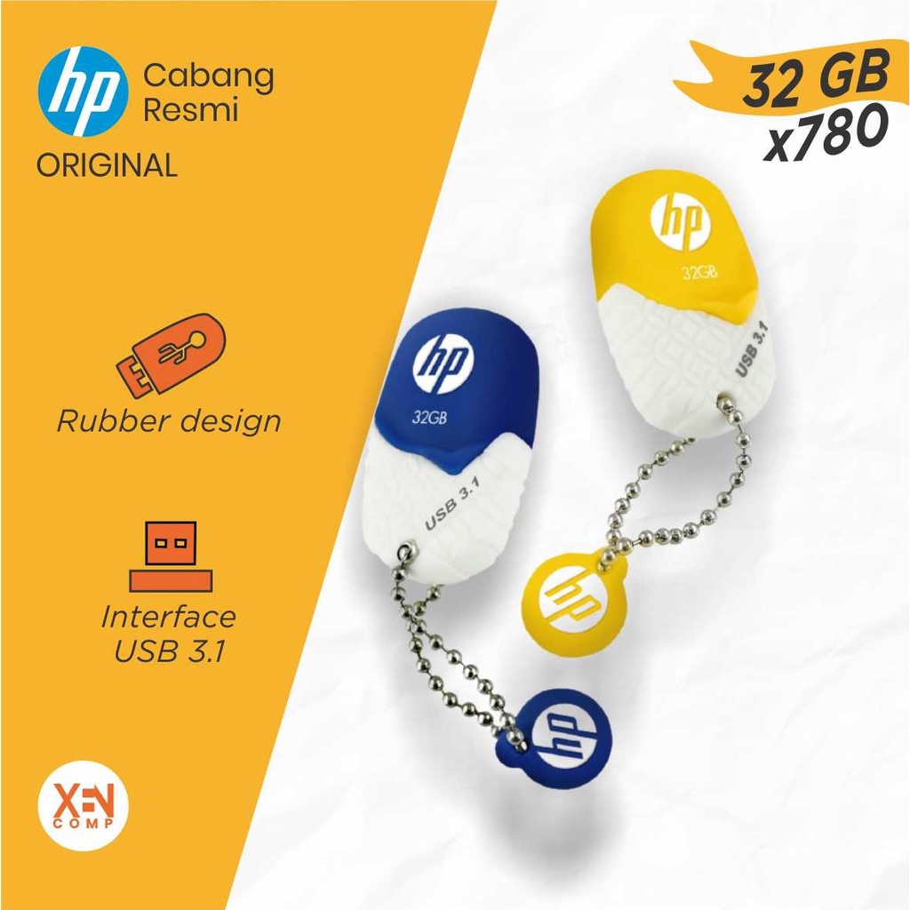 Flashdisk HP x780 32GB / 64GB USB 3.1 Original