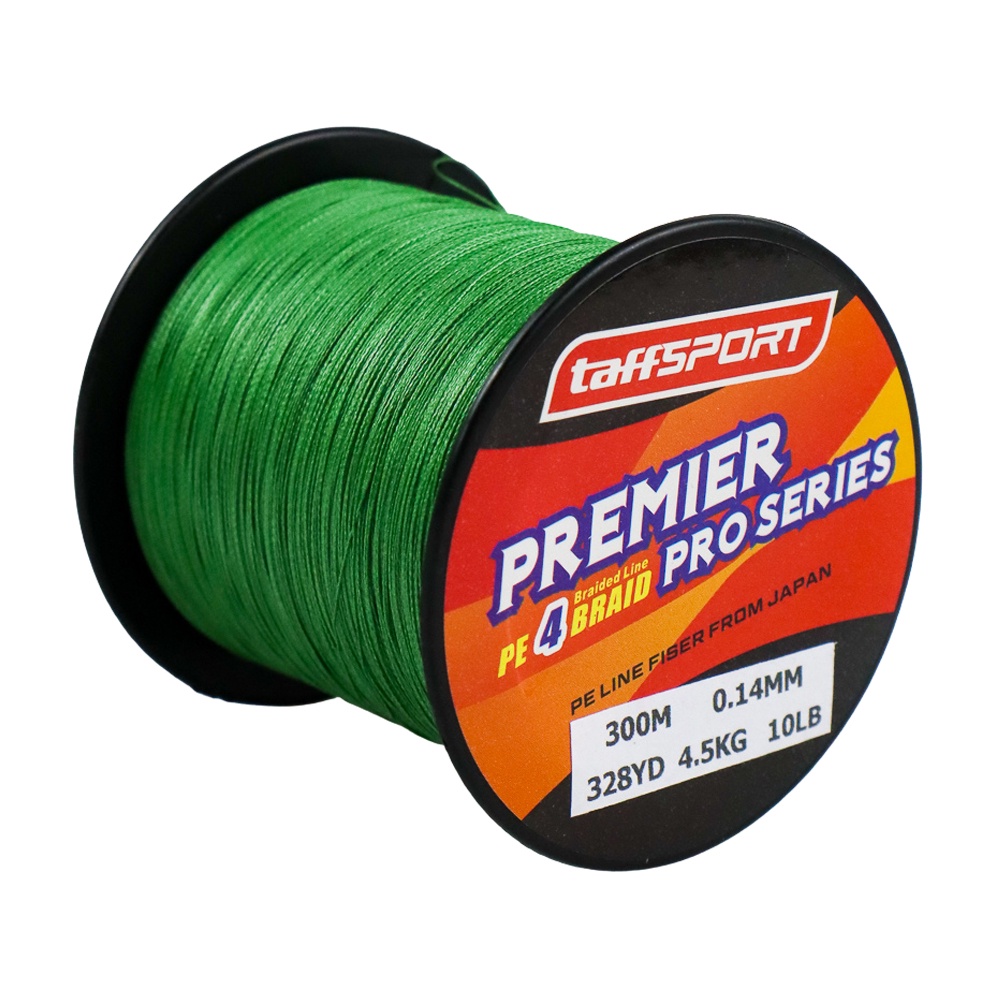 Benang Pancing Premier Pro Series Braided Thick 0.14mm 300 Meter - Green