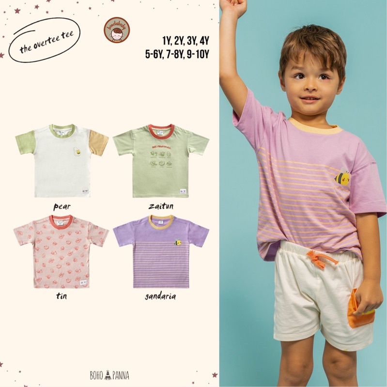 Bohopanna The Overtee Tee Unisex / Kaos Bohopanna x The Overtee 1-10thn