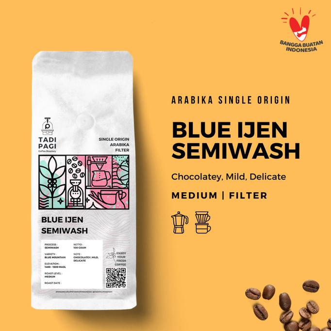 

Arabika Blue Ijen 200 gr Roast Bean Coffee - Kopi biji matang