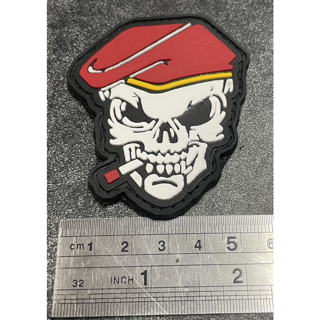 Patch Kopassus (Skullo) - Patch Velcro Kopassus - Prepetan