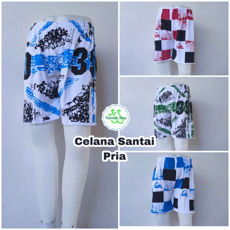 Celana Pendek Pria Dewasa Harian L fit XL boxer (  Celana BOXER SAVINO )