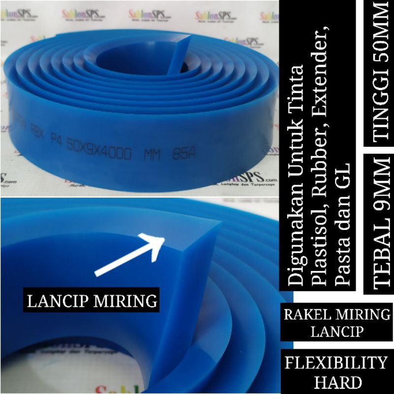 RAKEL SABLON BIRU LANCIP MIRING 50MMX9MM