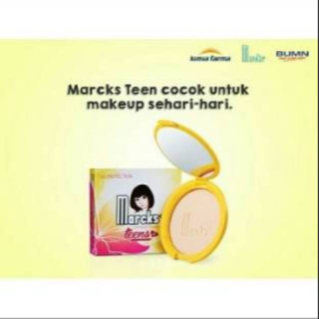 BEDAK PADAT MARCKS TEENS 12gr ORIGINAL BPOM -  MARCKS' TEEN COMPACT POWDER