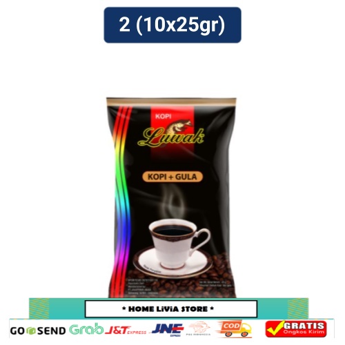 

Kopi Luwak + Gula Bag 10x25gr x2