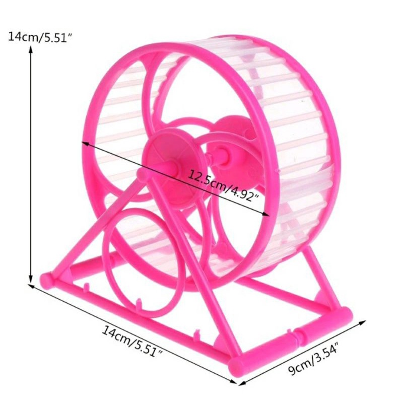 KINCIR ROLLING HAMSTER X8 12CM - Mainan Olahraga Jogging Wheel Lari Bola Roda Putar Hamster