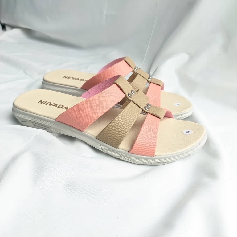 sandal flat wanita sendal wanita slop ringan sandal cewek NV SL1