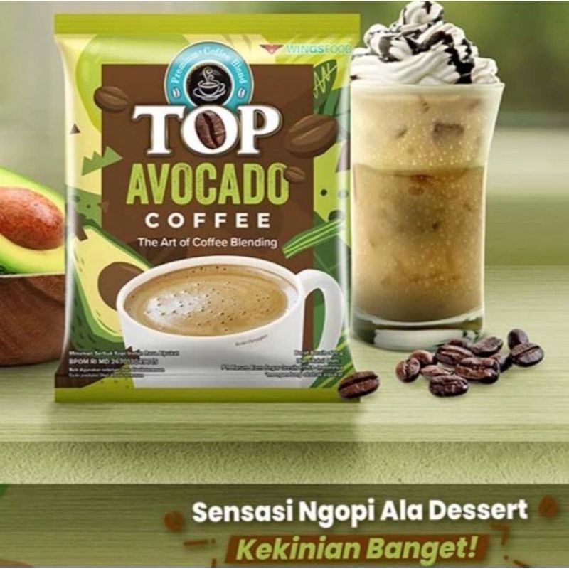 

Top Avocado Coffee Sachet 20gr 1pcs