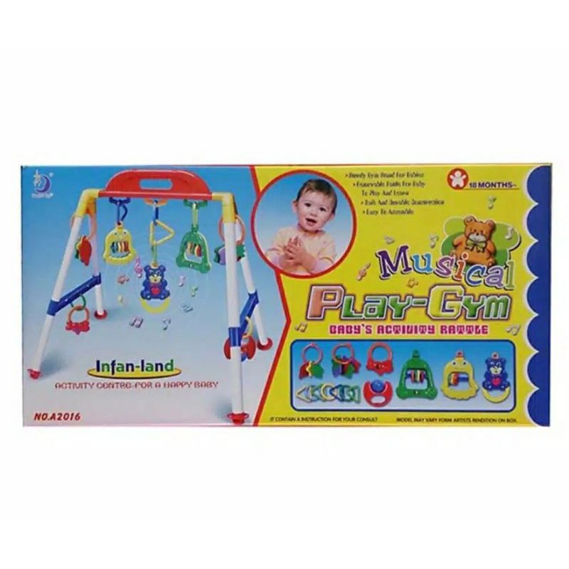 Mainan Baby musical play gym