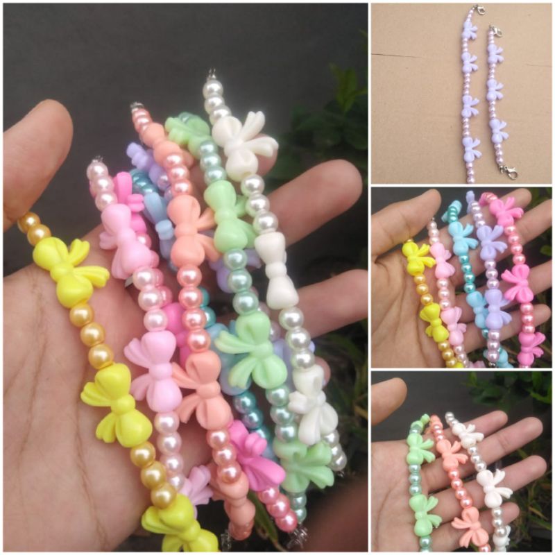 konektor masker  pita warna pastel  tali masker dewasa dan anak warna pastel