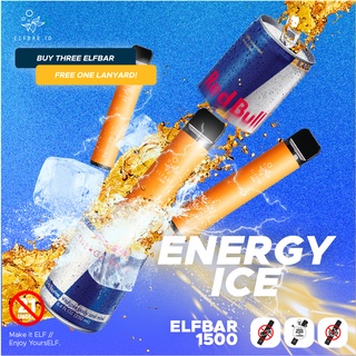 ELFBAR ELF BAR 1500 Energy Ice Disposable Pod / Disposable Vape / Vape Sekali Pakai