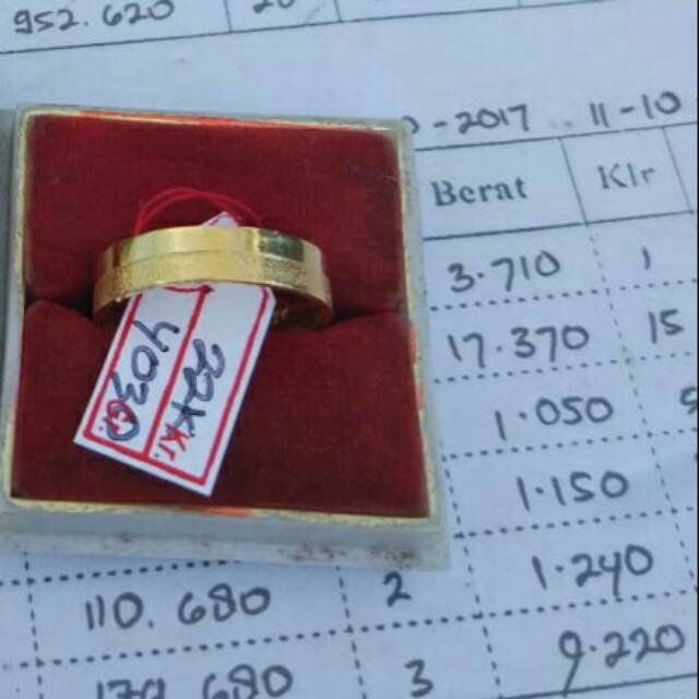 cincin kawin emas