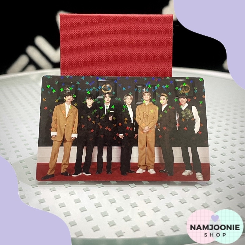 OFFICIAL BTS GRUP PC PHOTOCARD BE DELUXE LD LUCKY DRAW JAPAN UMJ FC HOLOGRAM HOLO V JK