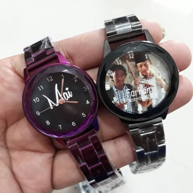 jam tangan custom wanita model Elegan Bisa custom cantik bingittsss