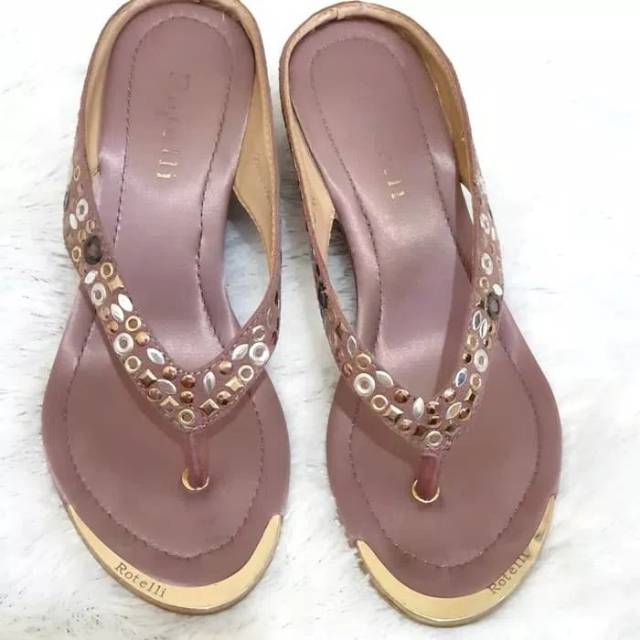 Pre loved Sandal Wedges Wanita Rotelli