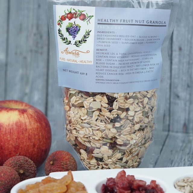 

Healthy Fruit Nut Granola ~ FruNuGra