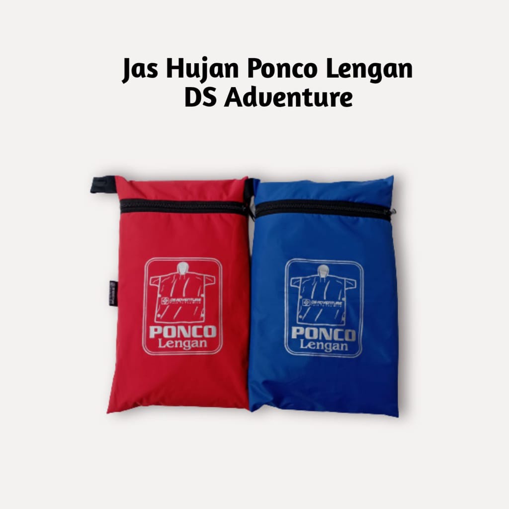 BEST SELLER JAS HUJAN PONCO LENGAN DS ADVENTURE - JAS HUJAN PONCO LENGAN JUMBO - MANTEL HUJAN PONCO