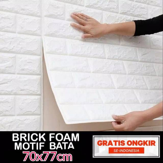 Wallpaper dinding ORI BATA FOAM, WALPAPER 3D / STIKER 3D BATA FOAM