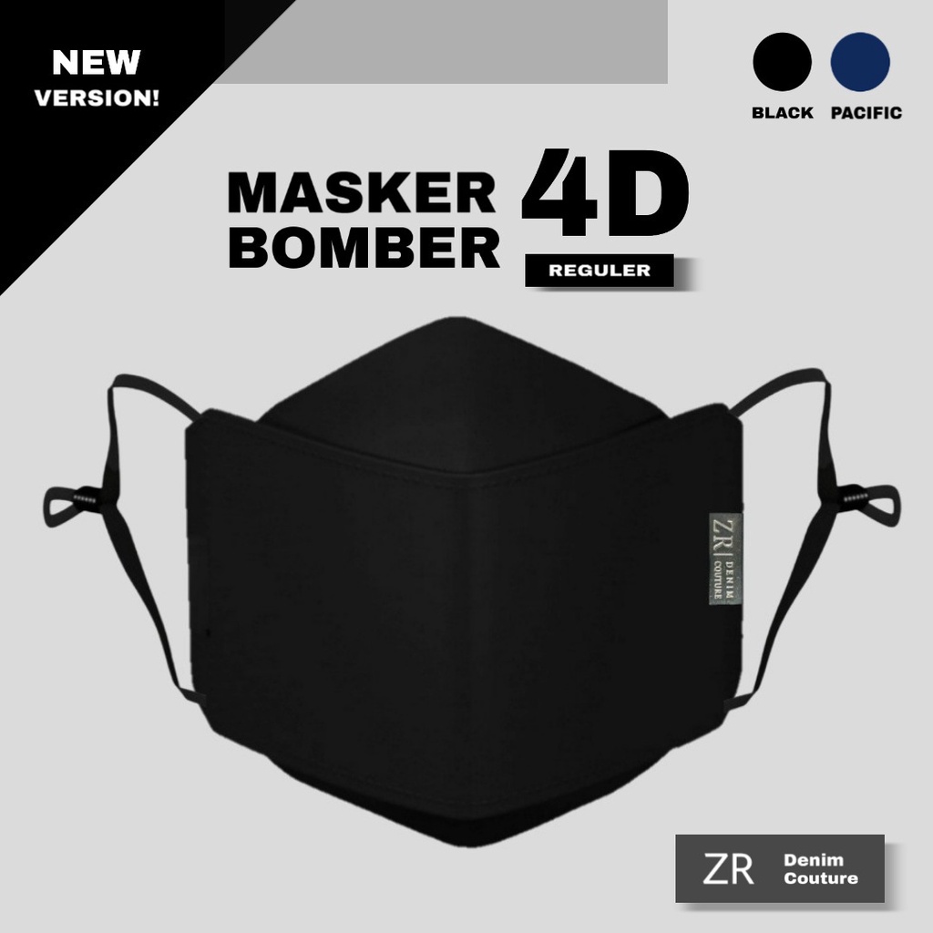 Masker Kain KF94 PREMIUM - 2X Anti percikan droplet & Bakteri - W/ adjustable earloop