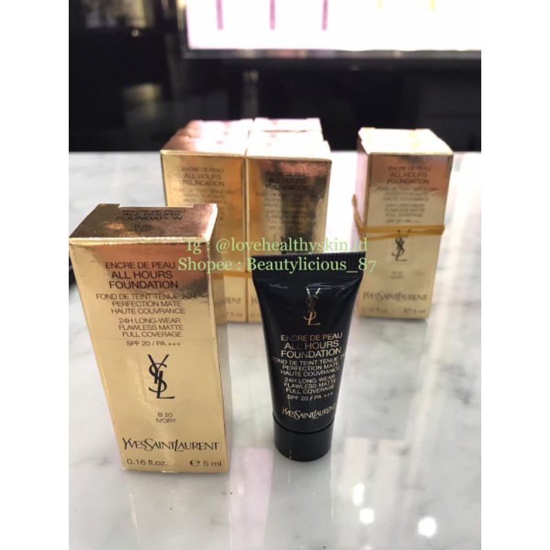 YSL Encre de Peau All Hours Foundation Travel Size 5ml