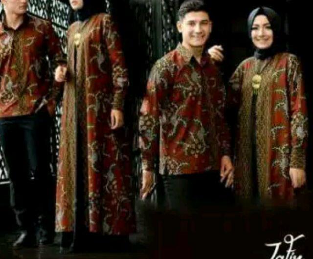 Cp Zafir Baju Pesta Muslim Murah Modis Couple Batik Modern Sarimbit Keluarga Terbaru Murah