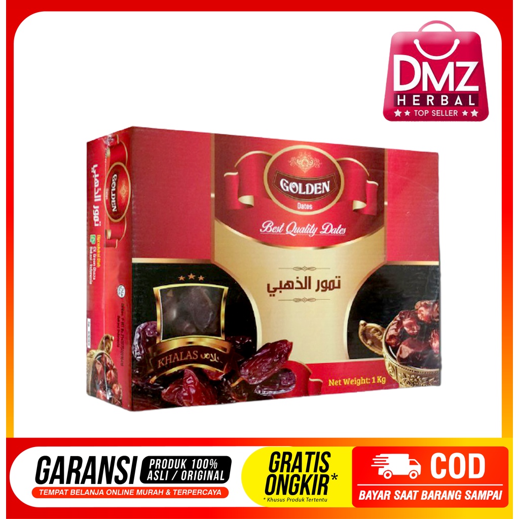 

Kurma Khalas || Kurma Golden Khalas 1 kg / Kurma Khalas Golden Dates Merah / Kurma Golden Merah Khalas