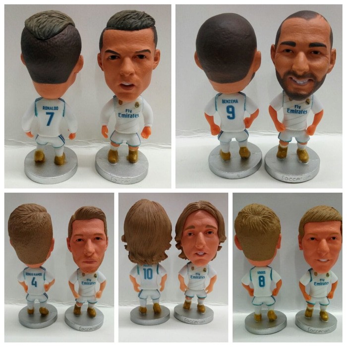 Mini Figure Kodoto Pemain Bola Real Madrid Putih