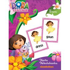 Buku Erlangga TK 2014002130 FLASHCARD DORA: KEBUTUHANKU#
