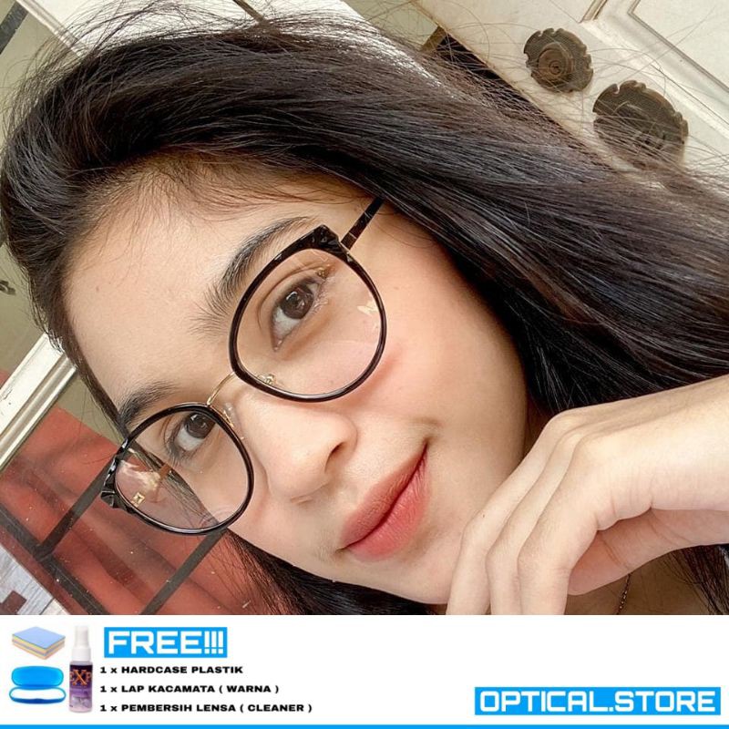 Frame Kacamata Cewek / Frame Kaca Mata Anti Radiasi Komputer / Kacamata Minus Terbaru