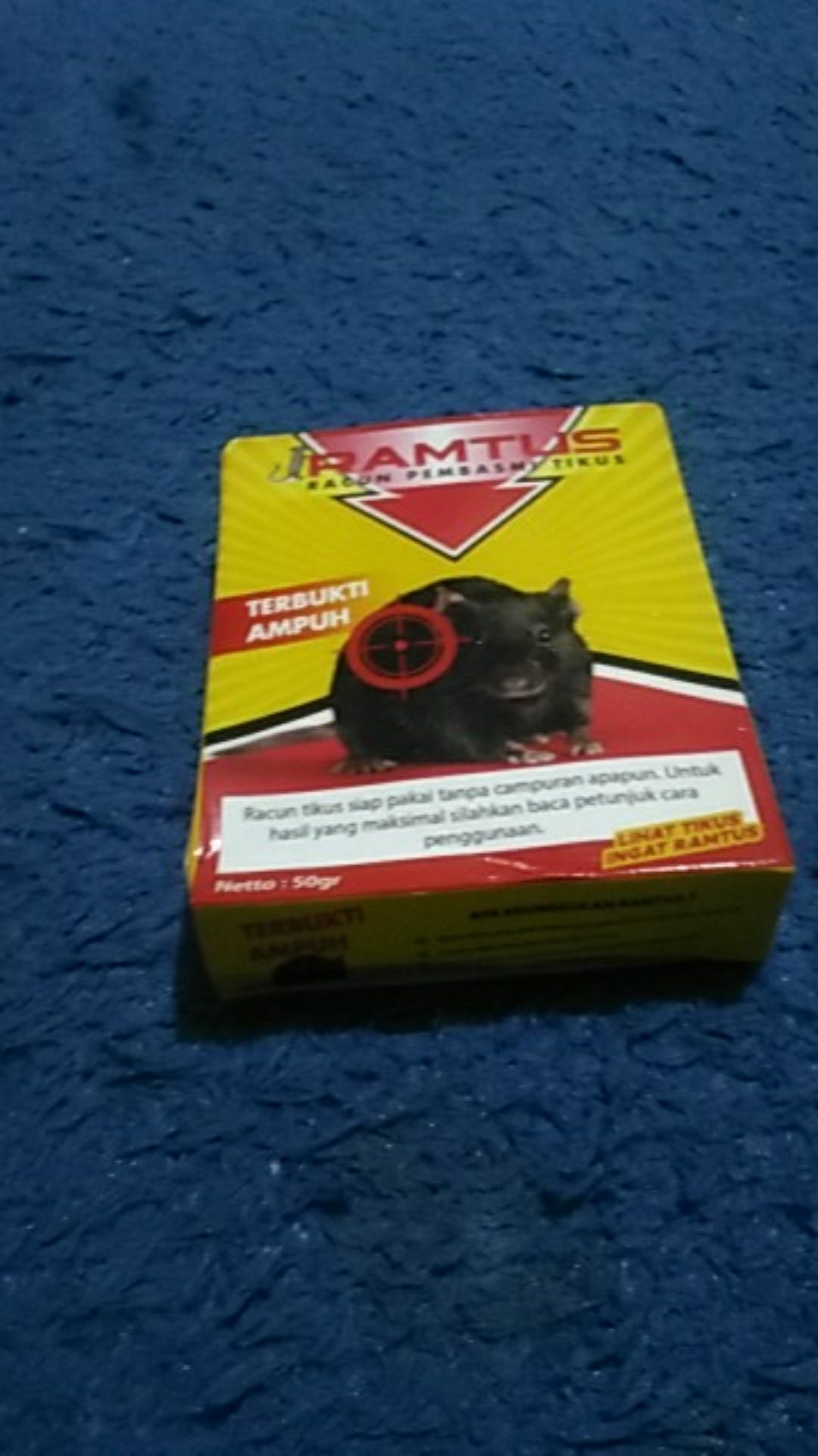 Ramtus Obat Racun Tikus Langsung Mati Kering Tidak Bau Sangat Ampuh Racun Pembasmi Tikus 1 Pack
